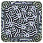 Puzzle magnetic holografic cu iluzie optica