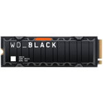 SSD WD Black SN850 HeatSink 2TB M.2 2280 PCIe Gen4 x4 NVMe, Read/Write: 7000/5100 MBps, IOPS 1000K/710K, TBW: 1200, Western Digital