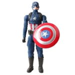 Figurina Captain America cu sunete, Titan Hero, 30 cm