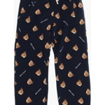 Palm Angels 3 Pockets Joggers With All-Over Teddy Bear Blue, Palm Angels