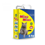 Nisip Miau Miau Clumping, 6 kg, Miau Miau