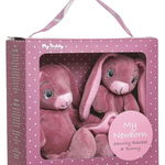 My Teddy Giftbox Comforter & Small Rabbit Pink (28-nbpg-1) 