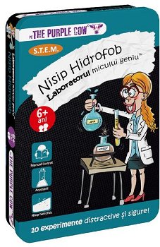 Laboratorul micului geniu - Nisip Hidrofob, 6 ani+