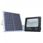 Proiector led cu panou solar 20W, 1650lm, IP65, lumina neutra 4000K, V-TAC