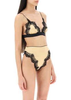 OSEREE 'Travaille' High-Waisted Bikini Set CHAMPAGNE, OSEREE