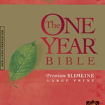 One Year Premium Slimline Bible-NLT-Large Print 10th Anniversary 9781414312446