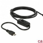 Delock USB-A - cablu microUSB 1,5 m negru (84803), Delock