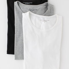 Tommy Hilfiger, Set de tricouri de casa - 3 piese, Alb, M Tommy Hilfiger, Set de tricouri de casa - 3 piese, Alb, M