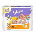 Scutece Happy Big Pack Mini pentru copii de 5-9Kg, 78 bucati