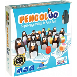 Pengoloo wood - joc de strategie cu pinguini, cu piese din lemn, Blue Orange