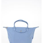Longchamp Leather Tote Bag With Removable Shoulder Strap Culoarea LIGHT BLUE BM8082220