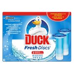 Rezervă gel pentru vasul toaletei Fresh Discs lime, 2 rezerve