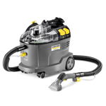 Aparat de curatat Karcher Puzzi 8/1, Spray-Extractie, Debit aer 71 L/s, Rezervor apa 8 L, 1200 W (Gri/Galben), Karcher