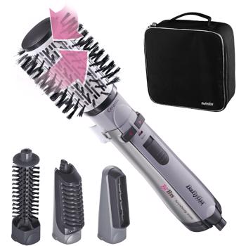 Perie rotativa 2735E, 1000W, Ionizare, 4 Accesorii, 2 Setari temperatura/viteza, Cool-Shot, geanta depozitare