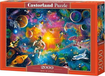Puzzle Castorland din 2000 de piese - Omul în spațiu