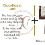 Mix pentru inghetata cu Ciocolata cu Lapte, 800 g, ChocoBase Gelato Callebaut