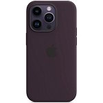 Husa de protectie Apple Silicone Case with MagSafe pentru iPhone 14 Pro Max, Elderberry