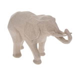 Decoratiune Elephant Geometric, 25x9x15 cm, polistone, crem, Excellent Houseware