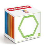 Joc magnetic de constructie Hexagonal Set, 12 piese in forma de hexagon, Magformers, 