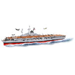 Jucarie Aircraft Carrier Graf Zeppelin Construction Toy (1:300 Scale), Cobi