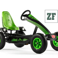 Kart cu pedale Dinocars 2Rider ZF rosu/negru