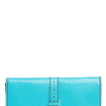 Genti Femei HOBO Alta Leather Wallet Aqua