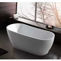 Cada freestanding Karag Atena 170 cm Alb Lucios, 