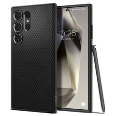Husa pentru Samsung Galaxy S24 Ultra S928, Spigen, Liquid Air, Neagra  ACS07287, Spigen