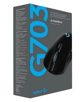 Logitech G G703 mouse-uri Mâna dreaptă RF fără fir 910-005640, Logitech