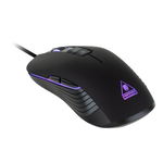 Mouse De Gaming Cu Rezolutie 800/1600/2400/3600/5000 Dpi ,lumini Rgb, Tip Senzor Optic, Accelerare 50g, 10 Butoane, Cauciuc Abs, 5 Moduri Dpi , Negru, KlaussTech