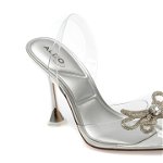 Pantofi ALDO argintii, EUNOIA040, din pvc, 194