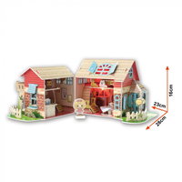 Puzzle 3D CubicFun - Casuta de Poveste Pentru Papusi