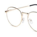 Ochelari - Rame cu lentile transparente Harry Potter Semirotund Oval John Lennon Auriu
