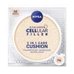 Crema coloranta Nivea Hyaluron Cellular Filler 3-in-1 Care Cushion 02 Medium, 15 g