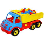 Camion De Plastic Cu 80 Cuburi, 60 Cm, RobenToys