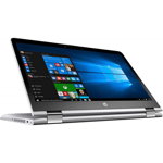 Laptop 2 in 1 HP Pavilion x360 14-cd0005nq cu procesor Intel® Core™ i5-8250U pana la 3.40 GHz, Kaby Lake R, 14", Full HD, IPS, Touch, 4GB, 1TB, NVIDIA® GeForce® MX130 2GB, Microsoft Windows 10, Silver