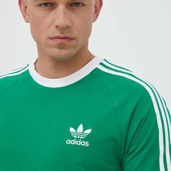 adidas Tricou adicolor Classics 3-Stripes IM0410 Verde Slim Fit