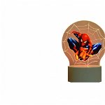 Lampa de veghe LED Spiderman 16 culori, 
