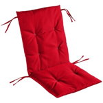 Perna scaun cu spatar Alcam, Midsummer, 105x48x3 cm, material impermeabil, Rosu, Alcam
