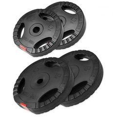Set de gantere 100 kg - 30/31 mm, Gorilla Sports
