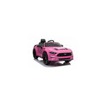 Masinuta electrica pentru copii, Ford Mustang Roz, cu telecomanda, 2 motoare, greutate maxima 30 kg, 8289, LeanToys