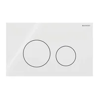 Clapeta de actionare Geberit Sigma40 Slim negru finisaj lucios, Geberit