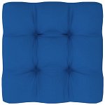 vidaXL Pernă pentru paleți, albastru regal, 50x50x12 cm, textil, vidaXL