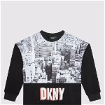 DKNY Bluză D35R86 D Negru Regular Fit