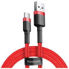 CABLU alimentare si date Baseus Cafule Fast Charging Data Cable pt. smartphone USB la USB Type-C 2A 2m rosu CATKLF-C09 timbru verde 0.0