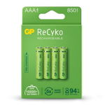 Baterii reincarcabile NiMH GP ReCyko AAA, HR03, 1.2V, 850mAh, cutie carton 2 buc