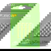 Baterii reincarcabile NiMH GP ReCyko AAA, HR03, 1.2V, 850mAh, cutie carton 2 buc