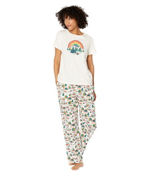 Imbracaminte Femei LLBEAN Springtime Sleep PJ Set Sailcloth Camp, L.L.BEAN