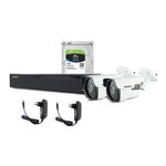 Sistem supraveghere exterior complet Acvil Pro ACV-C2EXT40-5M-V2, 2 camere, 5 MP, IR 40 m, 2.8 mm, POS, HDD 1 TB, Acvil