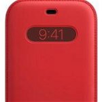 Protectie Toc Apple Leather Sleeve with MagSafe (PRODUCT)RED mhyj3zm/a pentru Apple iPhone 12 Pro Max (Rosu), Apple
